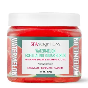 Spascriptions Watermelon Exfoliating Sugar Body Scrub Daily Essence Exfoliate Skin Care Gentle Body Care