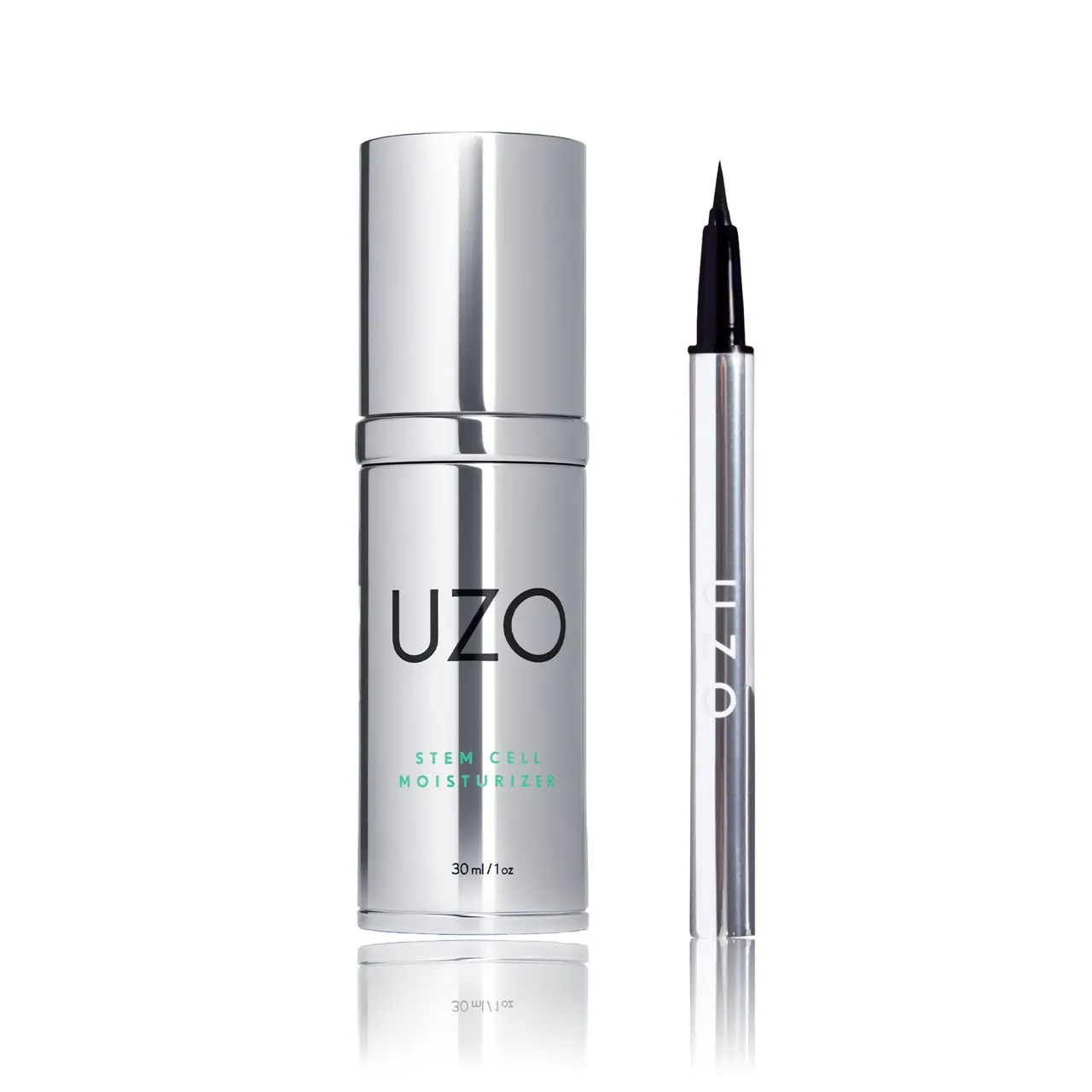 UZO Glow and Define Bundle: Stem Cell Moisturizer +  Blaque Liquide Eyeliner