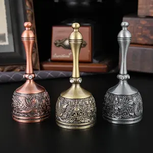 1pc European Handheld Bell for Restaurants, Fun Early Education Bell Toy, Decorative Russian Bell for Dining and Events