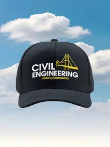 CIVIL ENGINEERING 2026 new model Multi Color Unisex Adjustable Classic Baseball Cap - Comfortable Breathable Hat Suitable for Men and Women for Daily Casual Wear, Outdoor Sports, Hiking, Running an