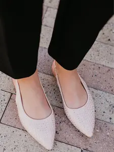 Sparkly slingback flats- Dazzle me