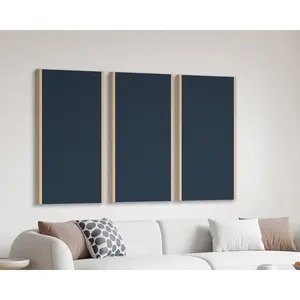 Wood Framed Acoustic Panel - Premium Gemini Fabric Single Panel, Available in Multiple Sizes & Colors, Ideal for Home Decor and Music Production
