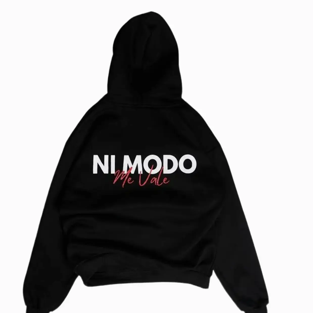 Ni Modo Me Vale Hoodie, Sassy Quote Hoodie, Streetwear Unisex Sweatshirt, Casual Cotton Womenswear