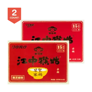JZJT Jiangzhong Hougu Breakfast Rice Cereal Value Pack (Original+Black Sesame) 900g JZJT Jiangzhong Hougu Breakfast Rice Cereal Value Pack (Original+Black Sesame) 900g