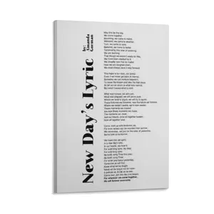 New Day's Lyric Poem by Amanda Gorman May This Be The Day We Come Together Canvas Wall Art Poster Canvas Poster Bedroom Decor Sports Landscape Office Room Decor Gift Frames Ornaments Artistic Decoration Photo Print
