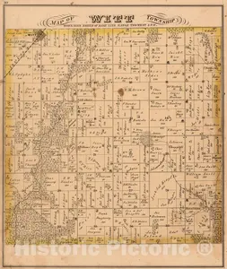 Witt Township, Montgomery County, Illinois - Property Map, 1874