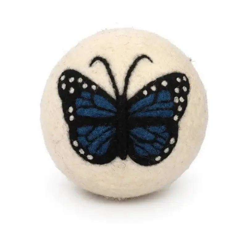 Eco Wool Laundry Dryer Ball - Blue Butterfly, Accessories