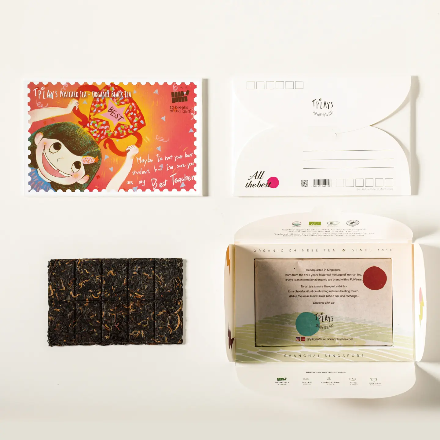 Best Teacher Postcard Tea – Black Tea