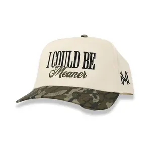 I Could Be Meaner Hat | Funny Sassy Trucker Cap | Adjustable Snapback | Viral Meme Unisex Streetwear 2026