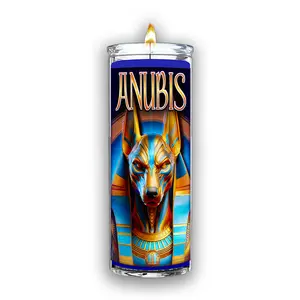 Anubis Deity Candle - Egyptian God of the Dead; Guide to the Underworld