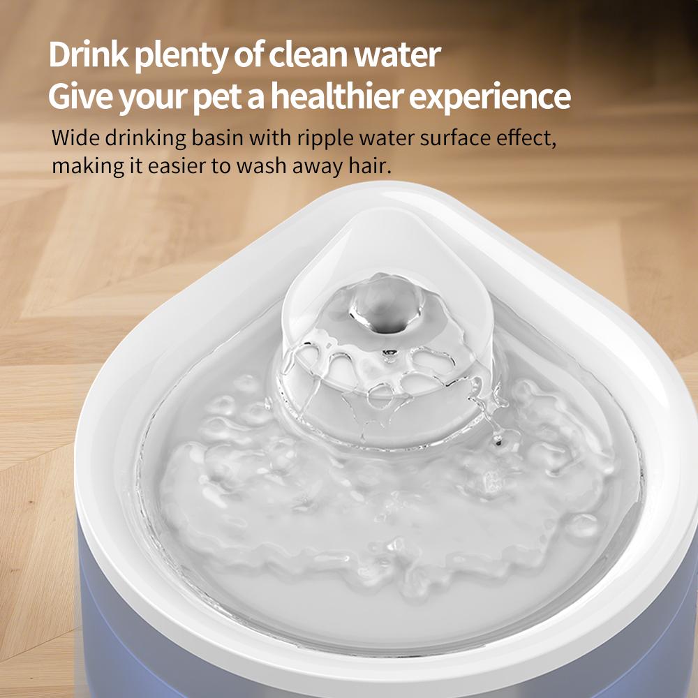 004 Water Droplet Feeder for Pets Automatic Circulation of Live Water Ideal for Cats and Dogs