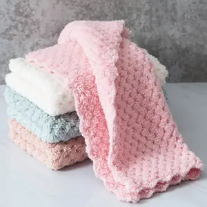 Thick Kitchen Cleaning Cloth, Multi-Functional Dish Towels for Home Use, Durable Absorbent Cleaning Rags, Stain and Grease Removal Tools, Reusable Cleaning Cloths