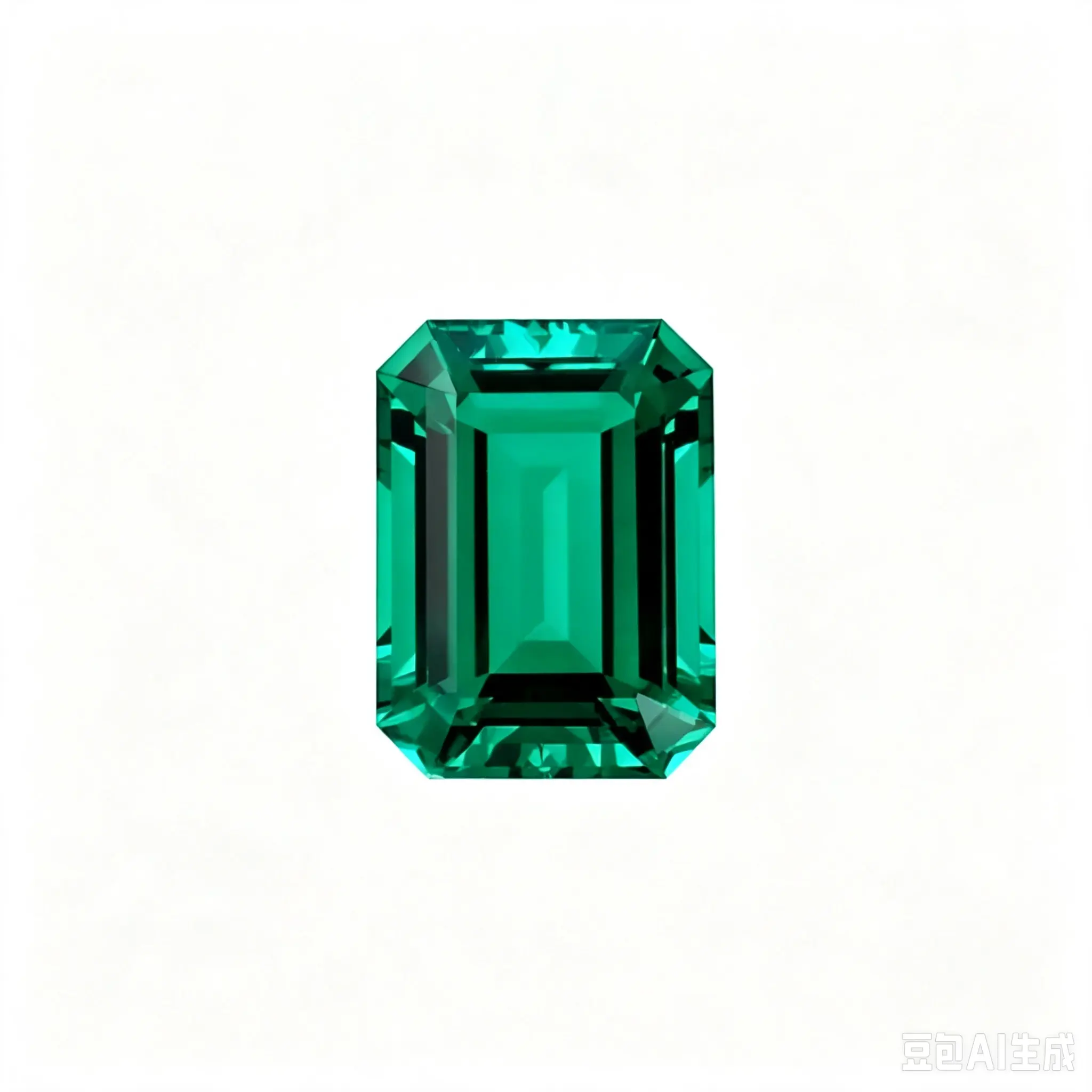 Lab-Grown Emerald Cut Emerald With AGL Certificate