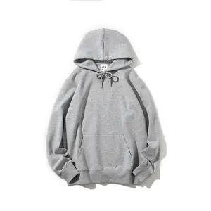 Women's Solid Color Hoodie Unisex Vintage Fashion Long Sleeve Pullover Tops Menswear Womenswear
