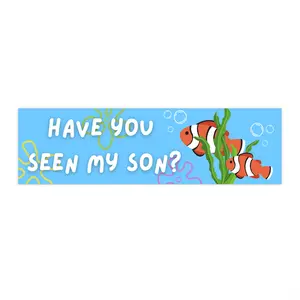 Funny Bumper Stickers | Fish, Nemo, Clownfish, Ocean | Have you seen my son