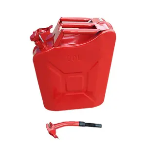 NW9Lbs 5-Gallon (20L) Metal Gas Can - Heavy-Duty Diesel Fuel Container with Spout, Leakproof Portable Transfer Tank Vehicle in Clearance