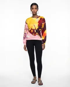 The Abstract Butterfly Graphic Sweatshirt