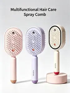 Spray Air Cushion Massagr Comb Self-Cleaning Anti-Tangle Essential Oil Mist Hair Care Comb Anti-Static VolumizingAromatherapy Comb