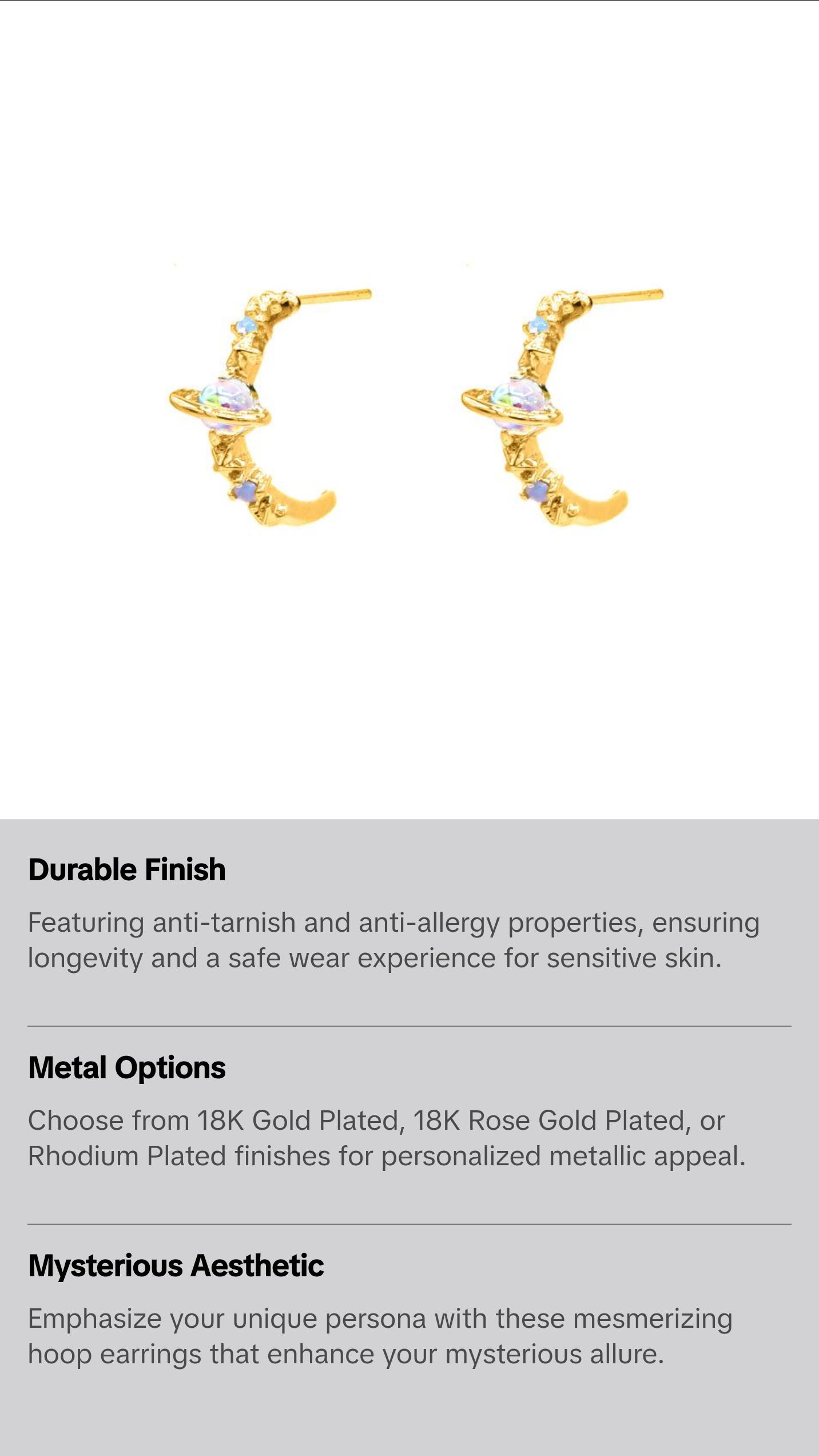 Return of Saturn Earrings