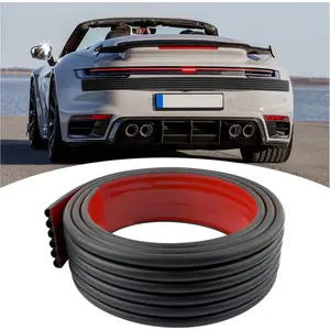 Car Bumper Protector Guard,Wavy Rear Bumper Protector for Anti-Scratch & Anti-Collision,Rear Front Bumper Guard with Strong Adhesive Backing