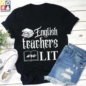 English Teachers Are Lit Teacher Vintage T-Shirt, Teacherlife Shirt, Teacher Shirt, Teacher Gift, Literature Teacher Shirt