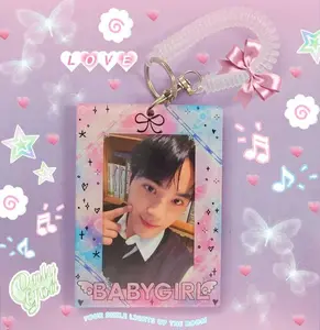 Babygirl 2.0 Acrylic Photo Frame - Pink Girly Design with Keychain for Bags - Perfect for Displaying Your Babygirl