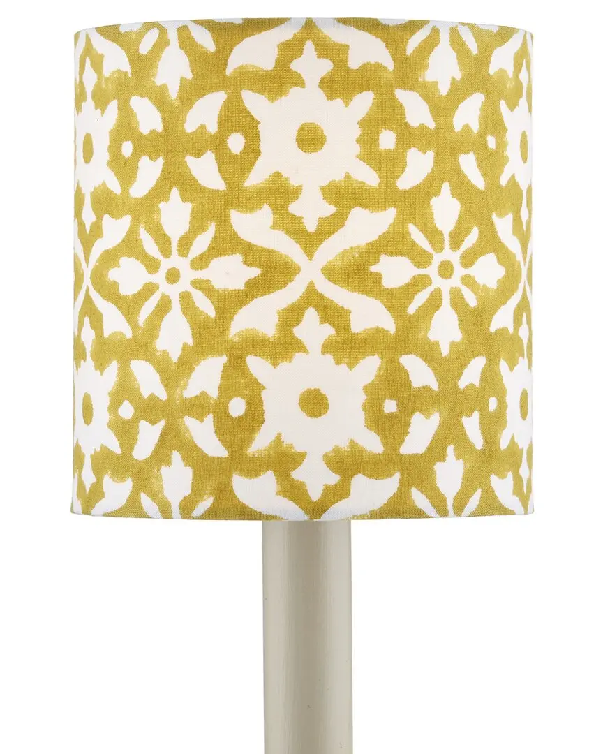 Currey & Company Block Print Drum Chandelier Shade