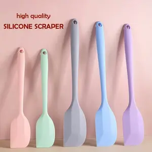 Silicone Hanging Bakeware Baking Spatula - Durable, Non-Stick, Heat-Resistant Butter Cream Scraper, Practical Utensil for Homemade Cake Making