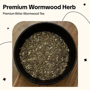 Wormwood Herb Cut & Sifted Premium Herbal Tea Botanical (Artemisia absinthium)