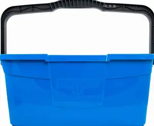 Professional 3 Gallon Bucket – Compact Cleaning Bucket, Comfort-Grip Handle, 2 Pour Spouts, Portable Cleaning Supplies, Plastic Mop Bucket for Floor, Window & Household Cleaning