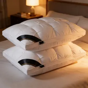 Hotel Style Pillow for Various Settings, Ergonomic Design, Deep Sleep Pillow, High Elastic Polyester Fiber, Long-Lasting Use