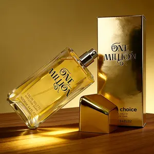 100ML One Million Luxury Perfume for Men,Lasting Fragrance,Fresh and Natural Eau De Toilette,Long Lasting Scent,Flower and Fruit Fragrance,Oriental Wood Fragrance,Daily Dating,Attracting Women,Enhancing Men's Charm,Giving Birthday Gifts