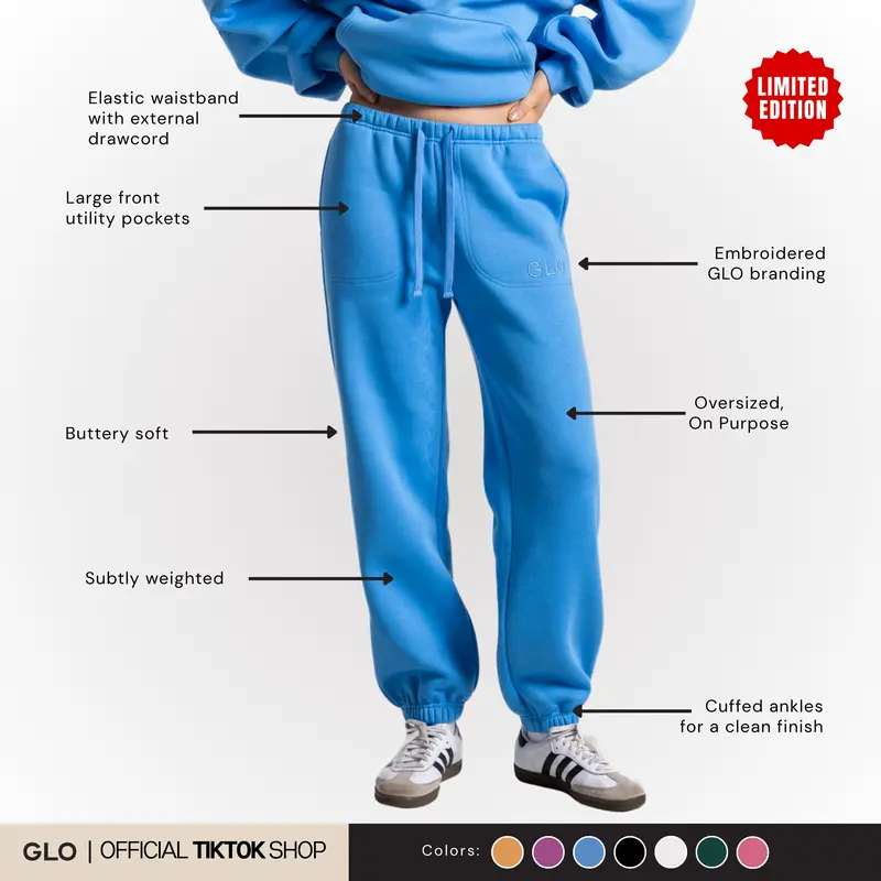 GLO Kingdom Essential Joggers | Core Collection | Christian Joggers, Cotton Fleece, Unisex