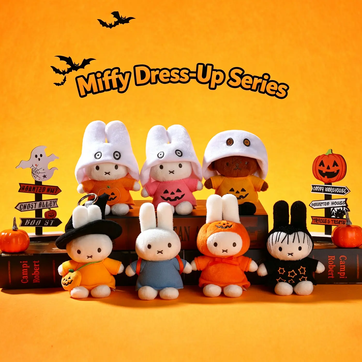 【Back to School】Miffy Dress‑up Series Plush Blind Box Bag Charm, Soft Fluffy Stuffed Rabbit Figure, Adorable Collectible Pendant Ornament, Versatile Daily Décor, Sweet Birthday Surprise Gift for Miffy Fans