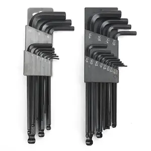 212 MAIN 22-Piece SAE/Metric Ball-Hex-L Key Set, Hex Combination Wrench Set with Key Organizer, Industrial Hand Tools for Master Mechanics, Hex Wrenches
