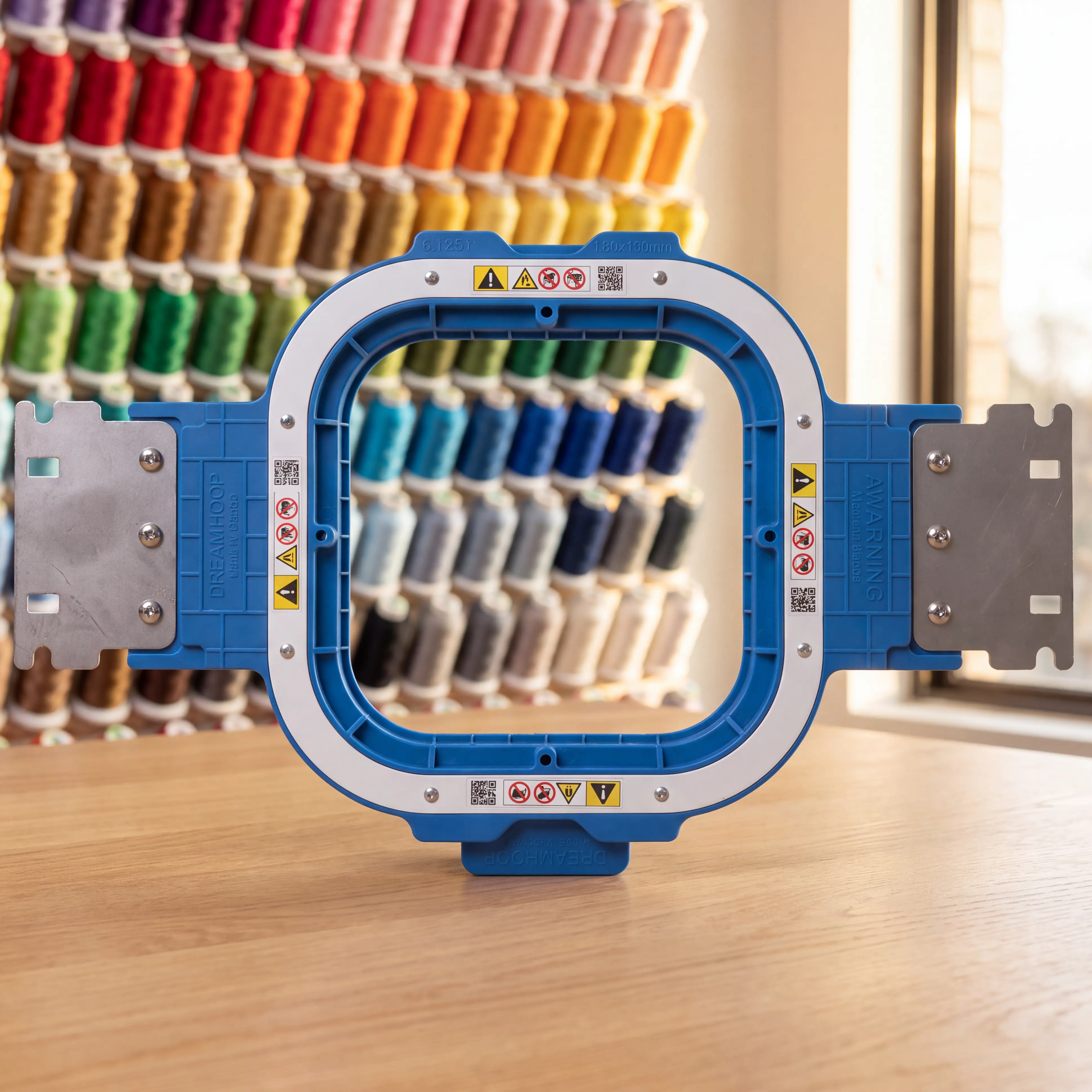 Mighty Hoop 5.5 square magnetic embroidery hoop 130x130mmEmbroideryHoop MightyHoop MagneticEmbroideryFrameEmbroideryBusiness