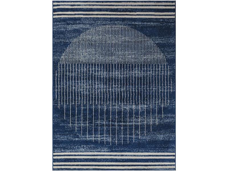 Livabliss FSA2371-710RD Floransa Modern Machine-Woven Round Decorative Rug, 7ft10in x 7ft10in, Multi-Color Circular Area Rug with Geometric Graphic Patterned Design, Circular Area Rugs, Geometric Graphic Pattern Area Rugs
