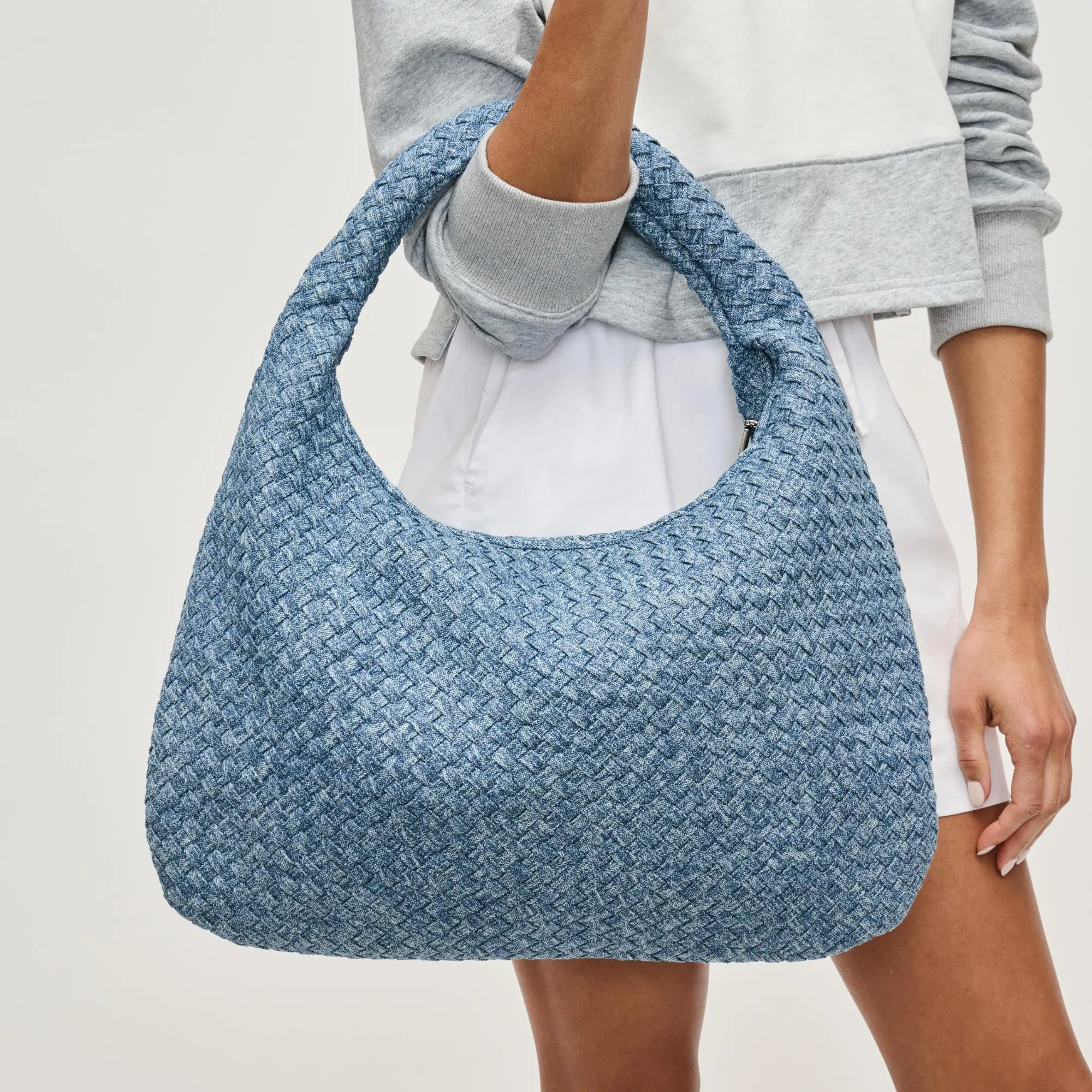 Dare to Dream - Large Woven Denim Hobo