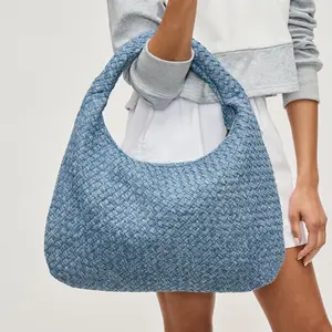 Dare to Dream - Large Woven Denim Hobo
