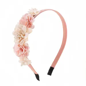Flower Headband Spring Summer Hair Accessories for Women Girls, Rose  Hair Bands   Floral Hair Decoration Elegant Headdress Party Wedding Supplies Non Slip  Band 1 count
