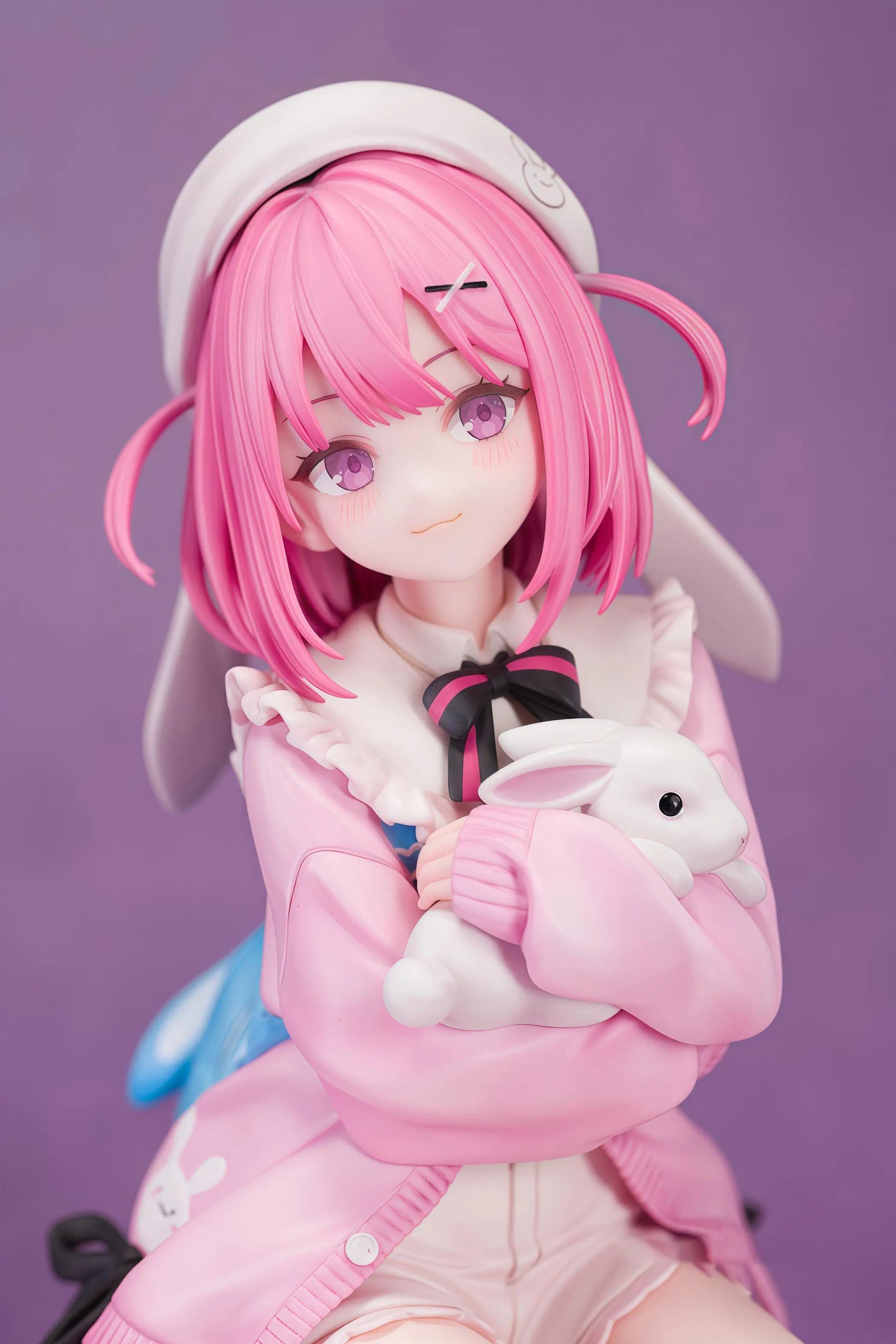Gw Little Age Girlfriend Anime Figure Beautiful Girl Gk Statue Collectible Figurine Desktop Decoration Car Ornament Gift For