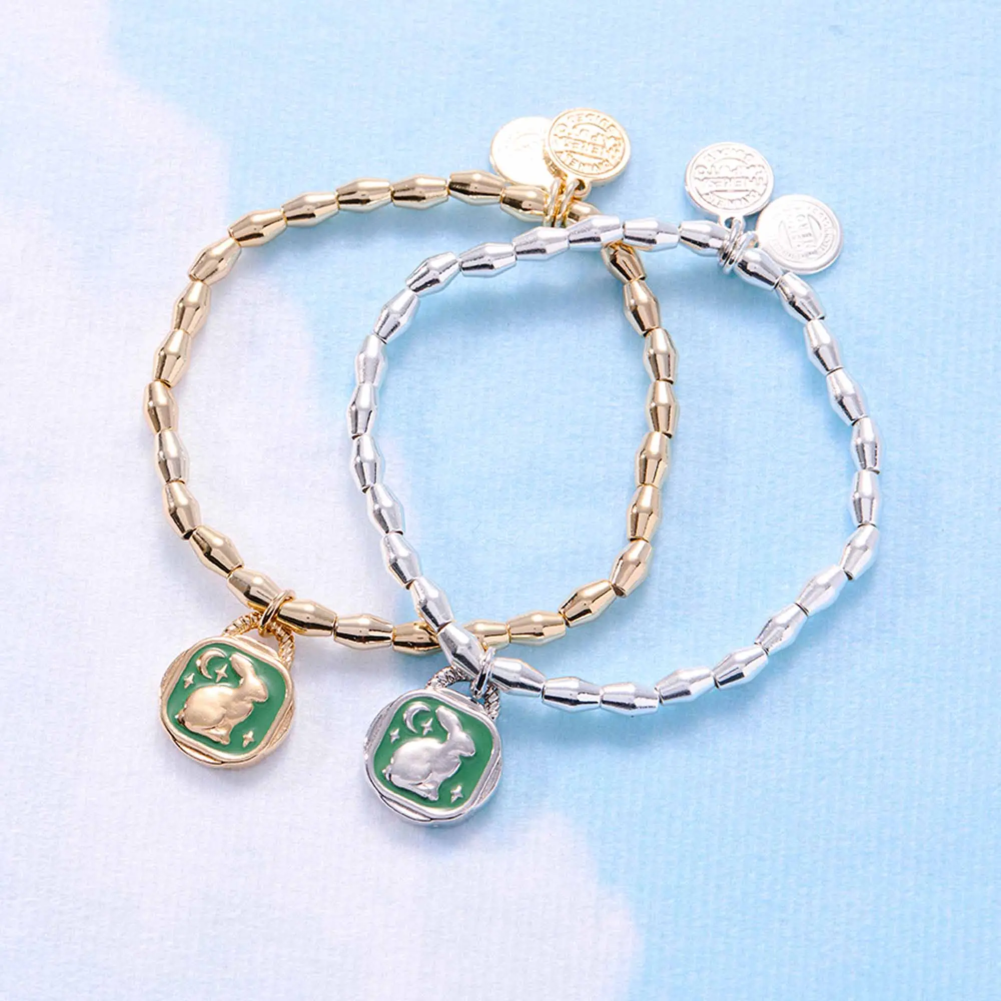 Bunny Stretch Beaded Bracelet