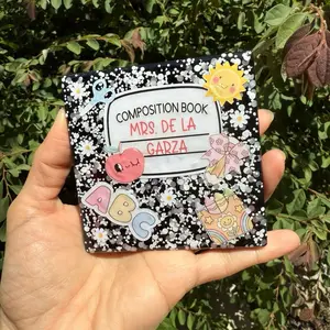 Personalized Composition Notebook Coaster