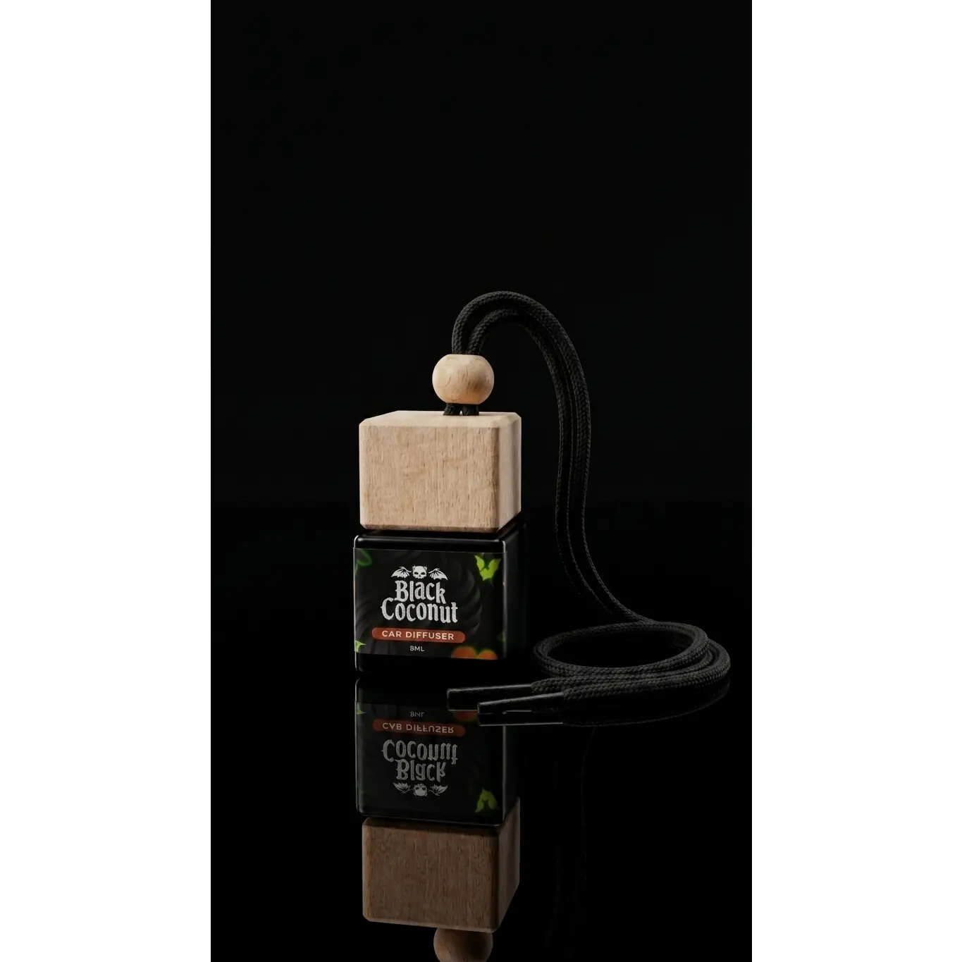 Black Coconut Car Diffuser