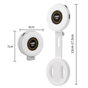 Youlan Magnetic Selfie Light LM19, LED Fill Light Compatible, LED Selfie Ring Light mount phone