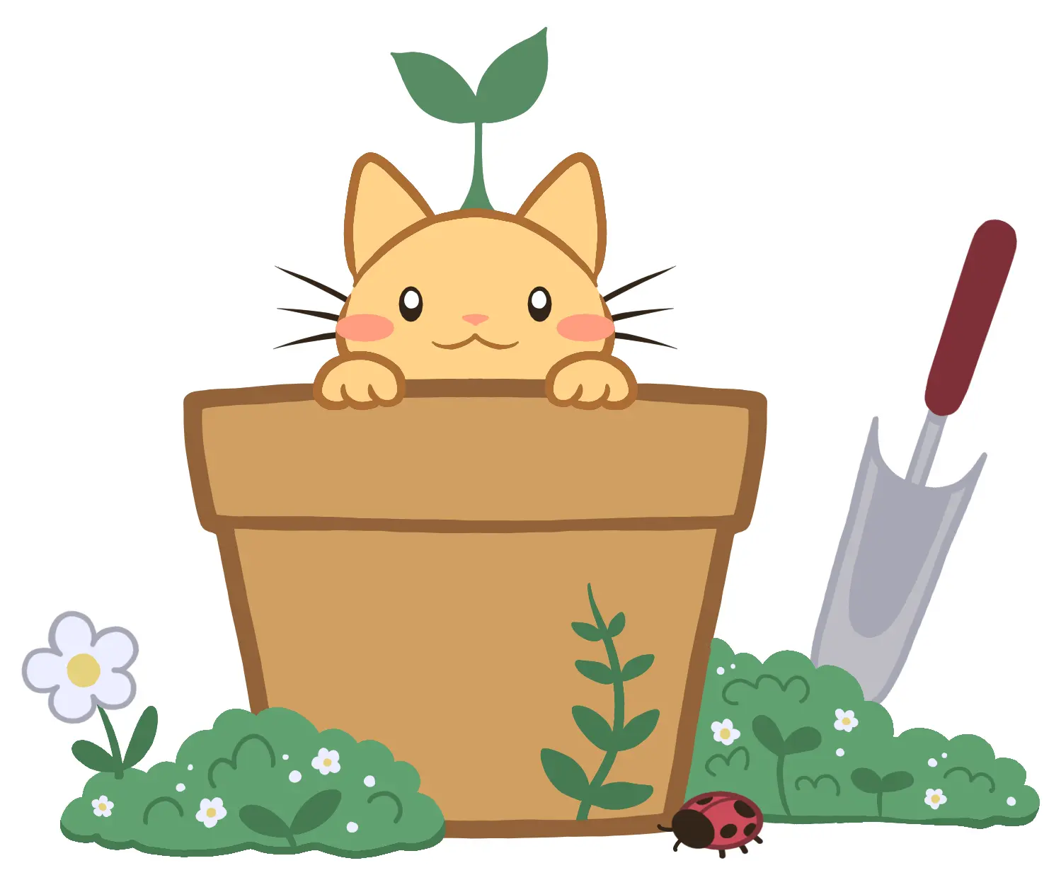 Templeton Gardening Sticker