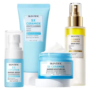 SKINTIFIC Daily Skincare Complete 4pcs Kit – 4 Full-Size Essentials for Balanced Glowing Skin