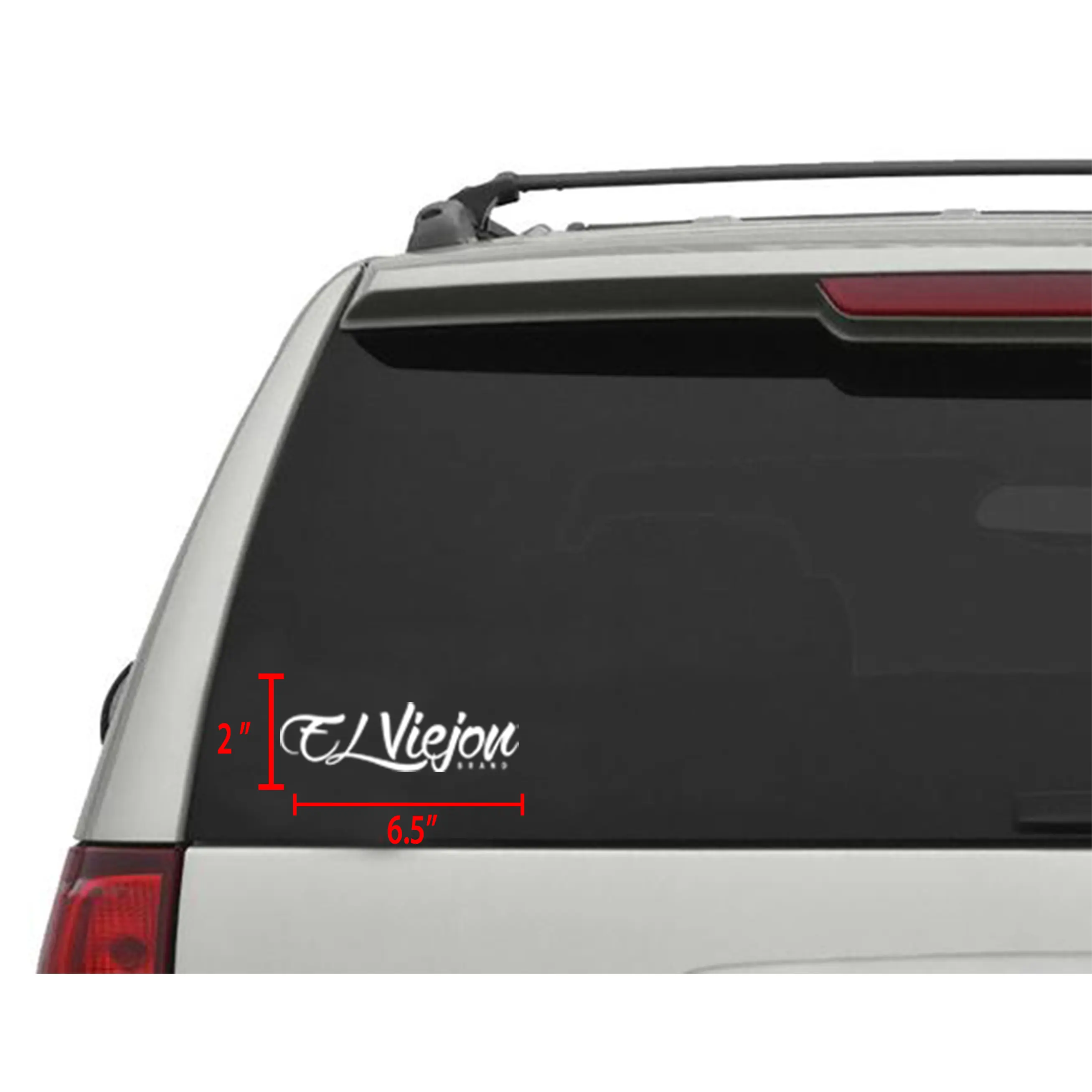 El Viejon Brand Sticker/Decal 6.5"x 2"(2 pcs)