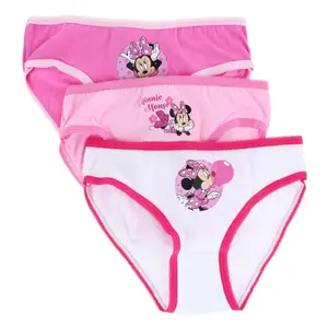 Textiel Trade Toddler Girl's Minnie Mouse Briefs (3 Pack), Briefs