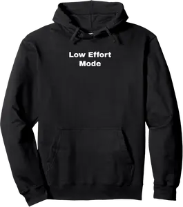 Low Effort, Max Results Pullover Hoodie - Hufsakha Shop 20B0F1M1NKSY